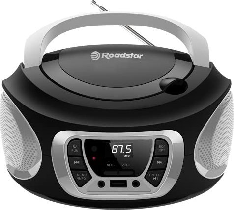 Roadstar CDR-365U/BL Radio CD Digital Portátil USB/AUX Azul